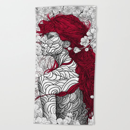 The Sacred Shade Beach Towel