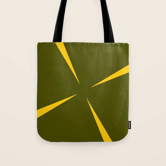 New optical pattern 126 green Tote Bag