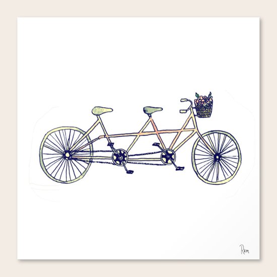 Tandem Canvas Print