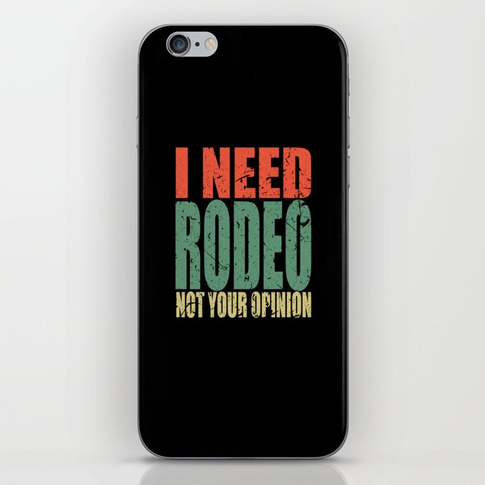 Rodeo Saying Funny iPhone Skin