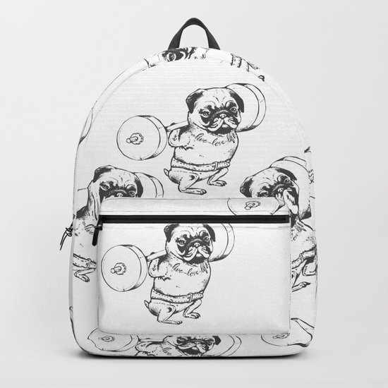 Pug Squats Backpack