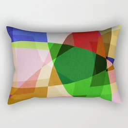 Abstract BA Colors Rectangular Pillow