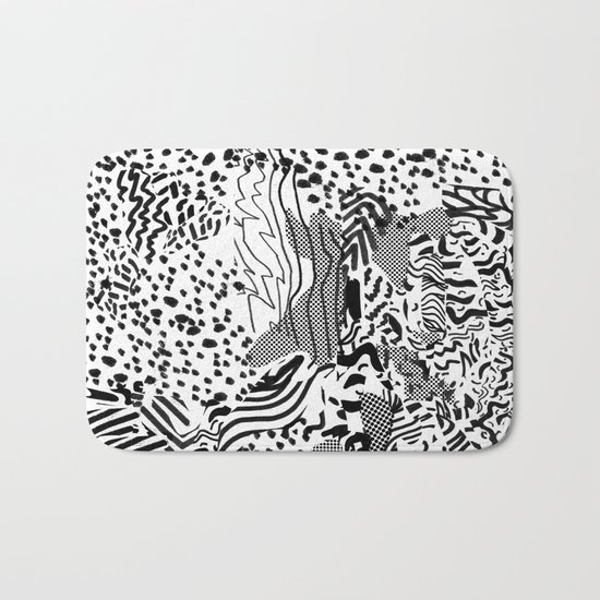snow interference Bath Mat