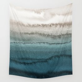 WITHIN THE TIDES - CRASHING WAVES TEAL Wall Tapestry