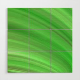 Shamrock Green Abstract Wood Wall Art