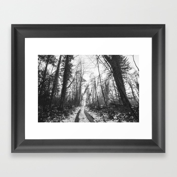 naked trees Framed Art Print