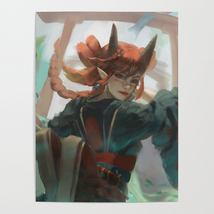 Redhead Demon Poster