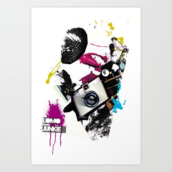 :: LOMO JUNKIE Art Print