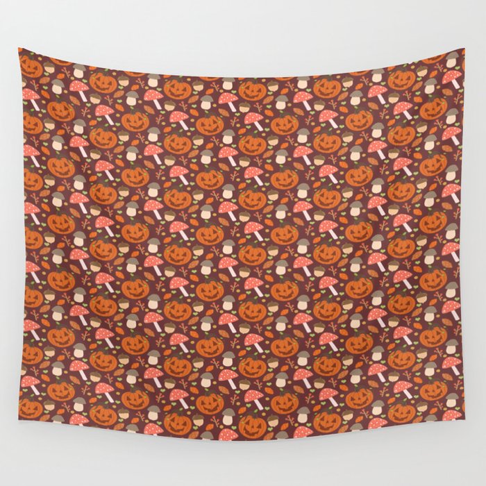 Fall Pattern Wall Tapestry