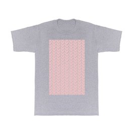 Herringbone Pink T Shirt