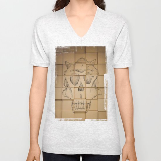 Space in Boxes Unisex V-Neck