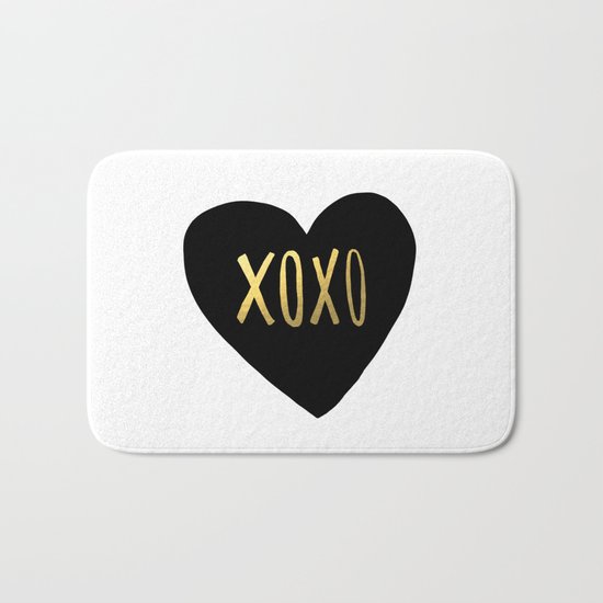 XOXO x Gold Bath Mat