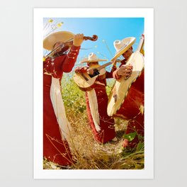 mariachi in bloom Art Print