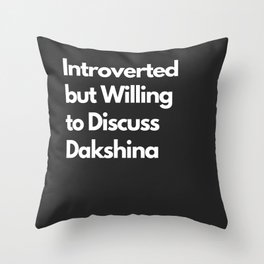 Spiritual Asian Dakshina Tee Throw Pillow