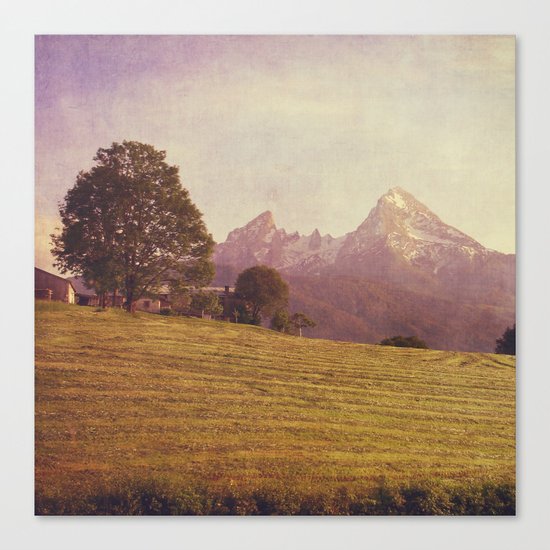 WATZMANN - mountain in the Bavarian Alps Canvas Print