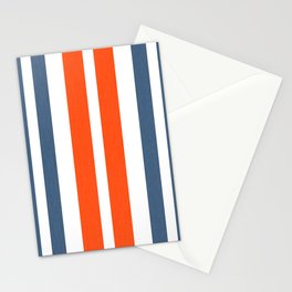 Mitchell Stripe Red White And Blue Stationery Card