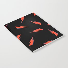 Bolts - Dark Background Notebook