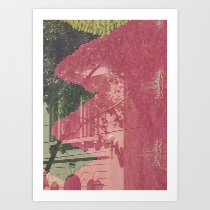 feeling pink on chapel street Art Print