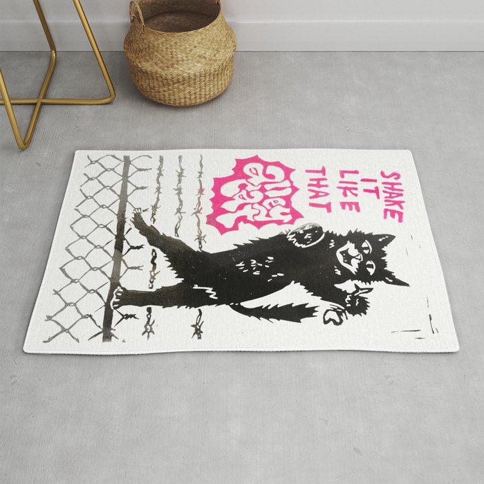 Shake It Like That Alley Cat Rug