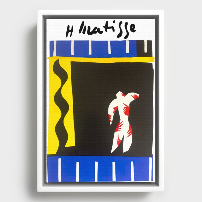 Henri Matisse - Le Clown, Signature Print Framed Canvas