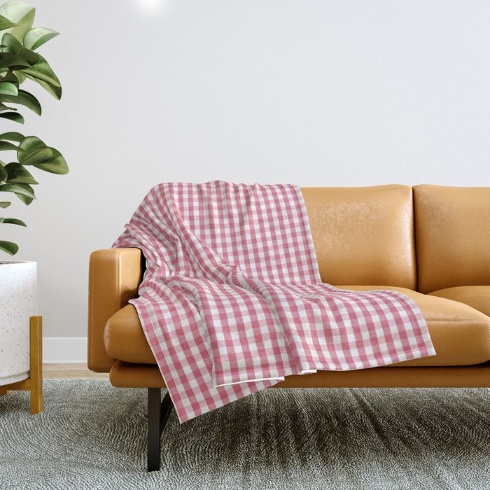 Red check throw 2025 blanket