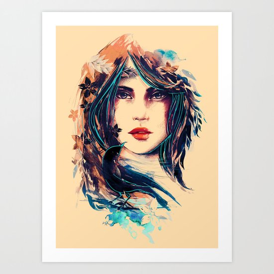 SOME DEVIL SOME ANGEL Art Print
