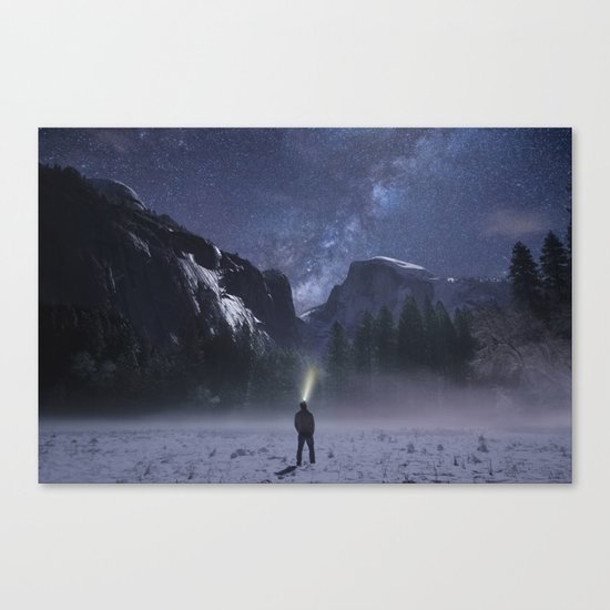 Star Gazer Midnight Canvas Print