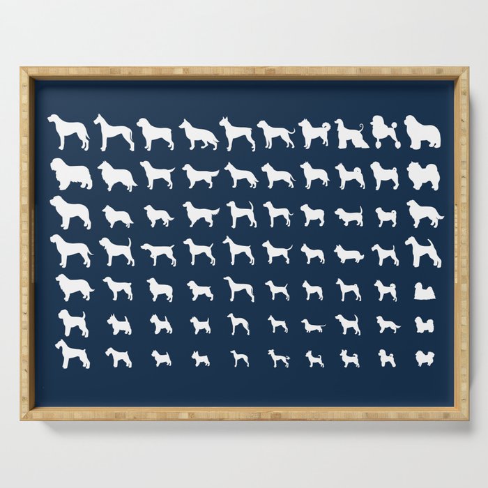 All Dogs (Navy) Serving Tray