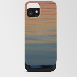 Watercolor Sunset Ocean iPhone Card Case