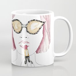 Stick It - pink print Coffee Mug