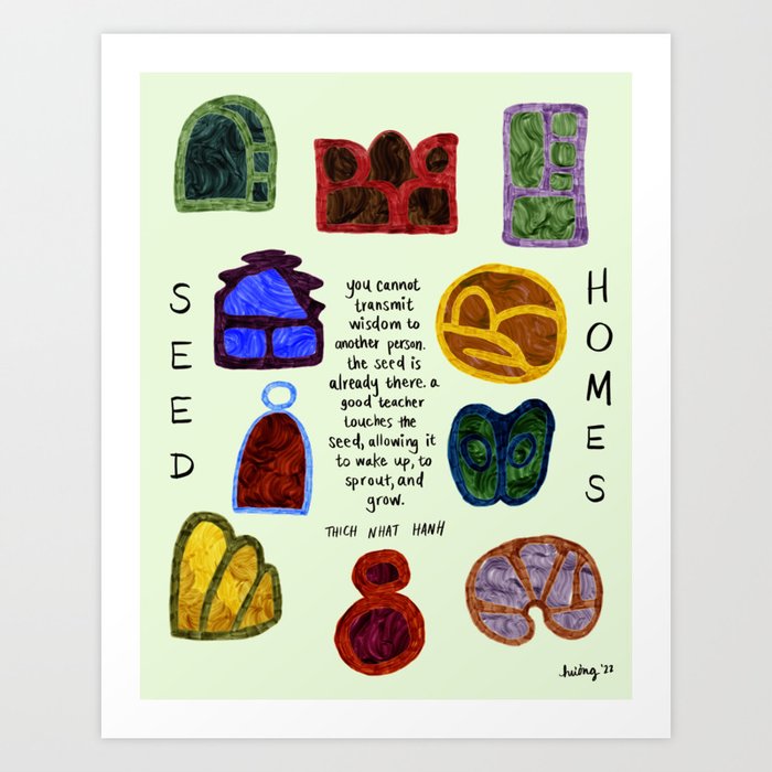seed homes Art Print