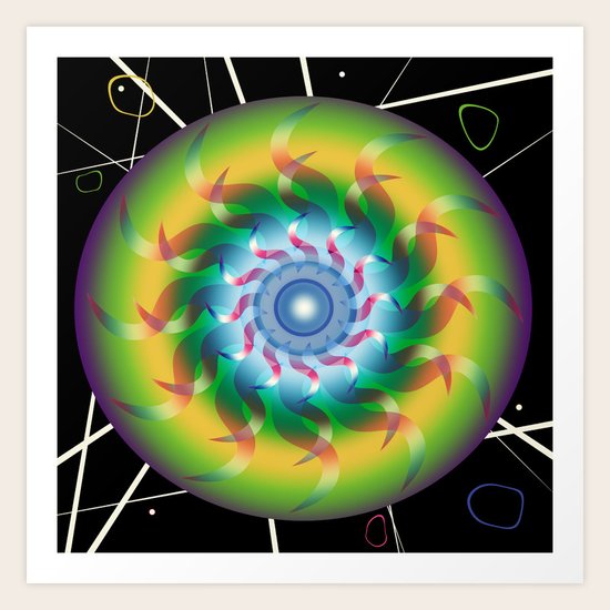 Pinwheel Art Print
