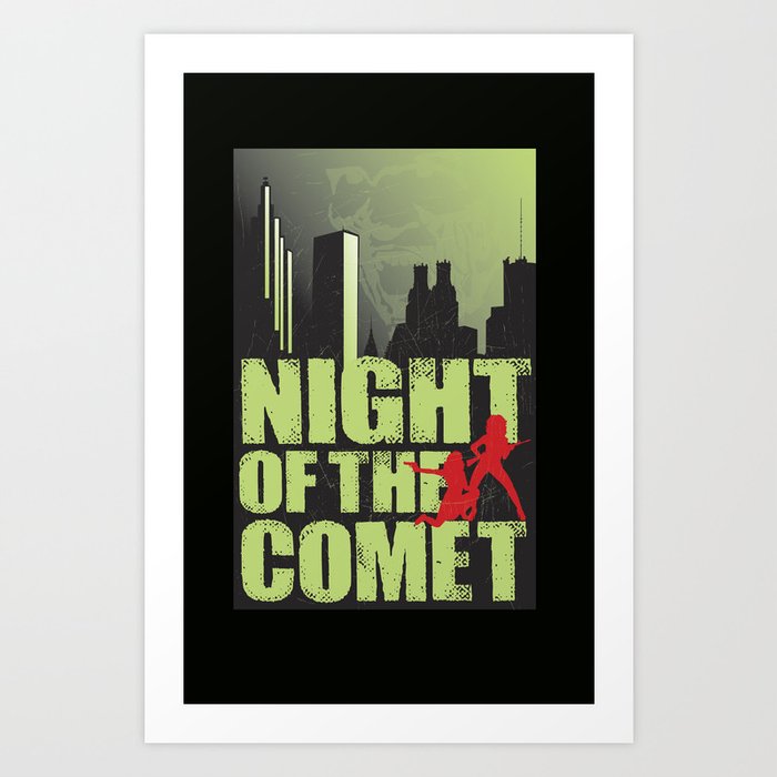NIGHT OF THE COMET (Alternative Movie Poster) Art Print