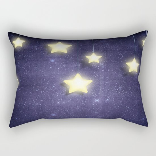 Moon & Stars 02 Rectangular Pillow