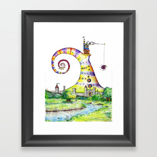 Castle Bazzlenoor Framed Art Print