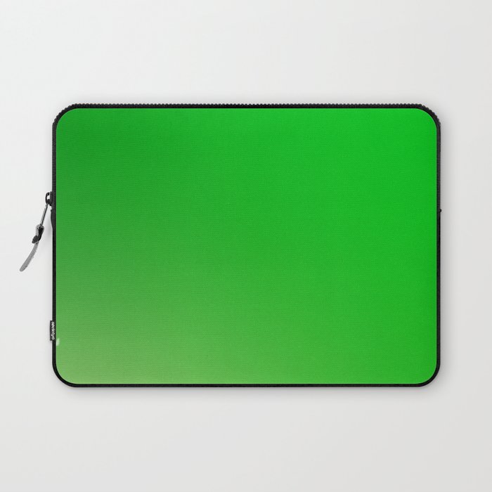 22 Green Gradient Background 220713 Minimalist Art Valourine Digital Design Laptop Sleeve
