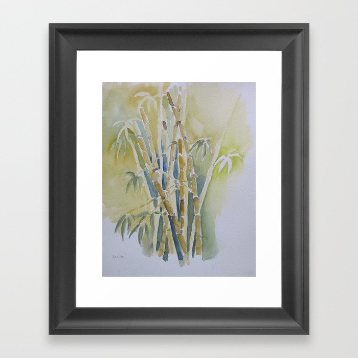 bamboo Framed Art Print