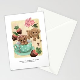 Poodle Lovers Stationery Cards