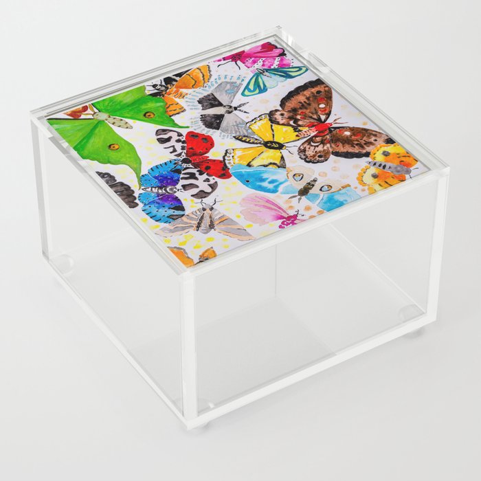 Joyful Flutter Acrylic Box