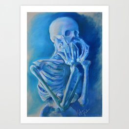 Human Skull Art Prints Society6