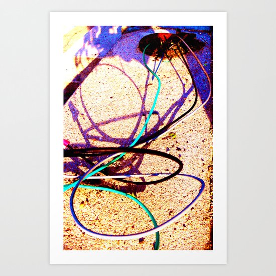 Down to the Wire Art Print