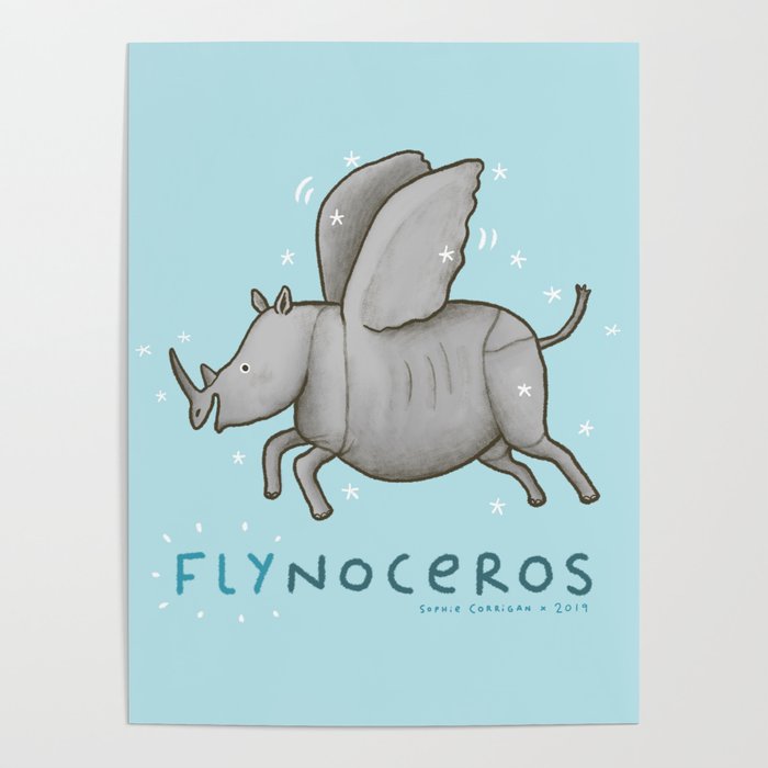 Flynoceros Poster