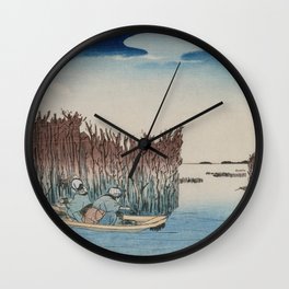 Japanese Woodblock art Famous Places in the Eastern Capital: Omori Wall Clock