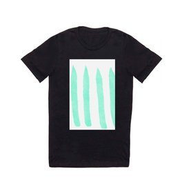 Watercolor Vertical Lines With White 41 T Shirt