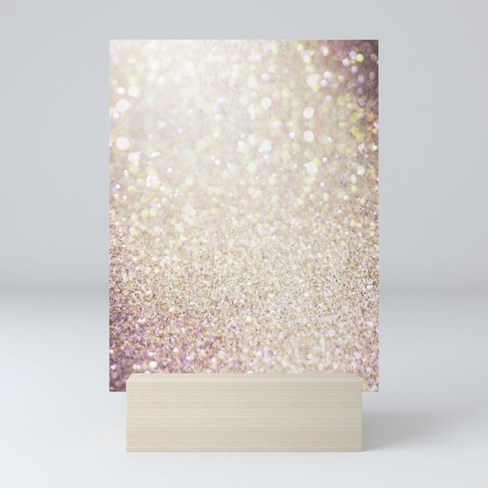 Iridescent Glitter Mini Art Print