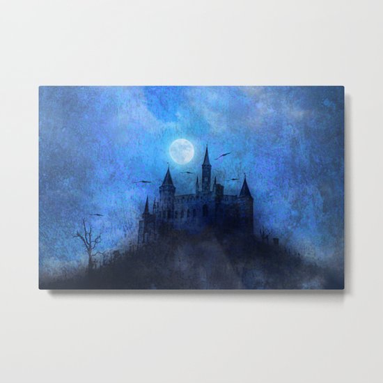 Mystical castle Metal Print