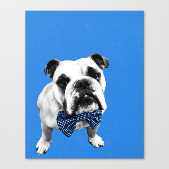 Blue Bowser Canvas Print