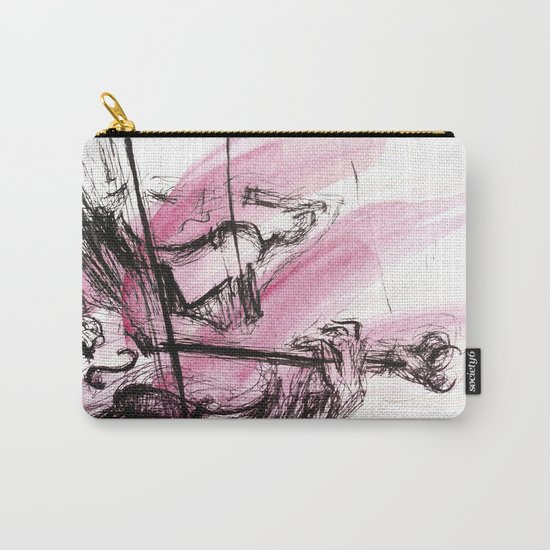 Two Violins Carry-All Pouch