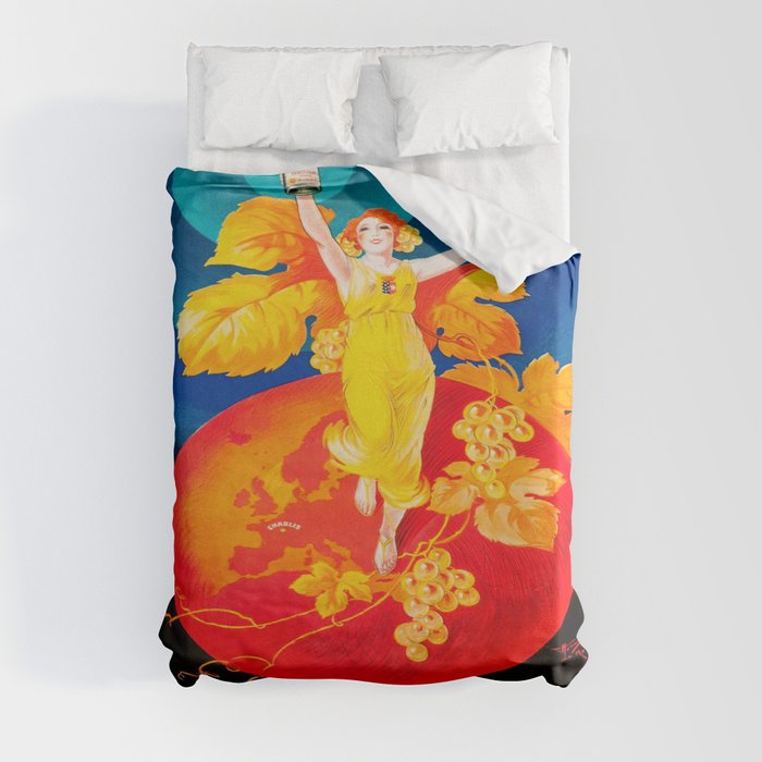 Vintage poster - La Chablisienne Duvet Cover