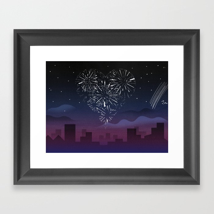 When I first saw you Framed Art Print